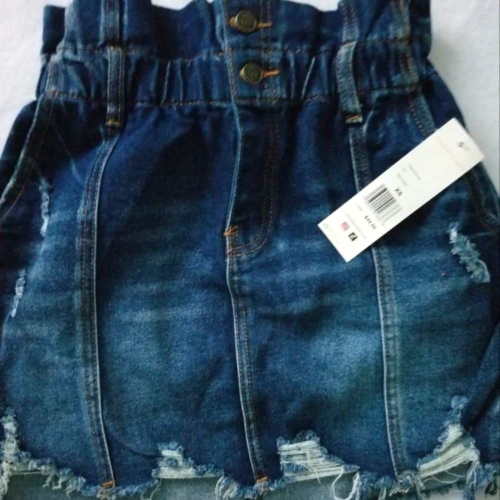 NWT Blue Jean Mini Skirt by Madden Size XS
